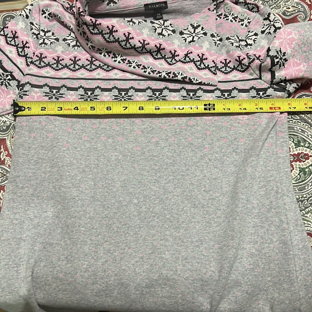 Talbots Button Down Collar Sweater Sweatshirt - image 8